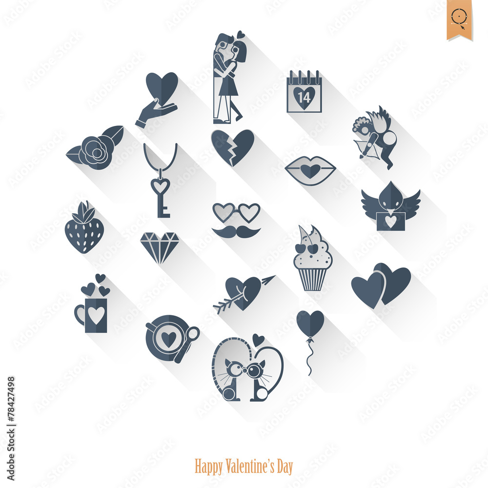 Happy Valentines Day Icons Happy Valentines Day Icons