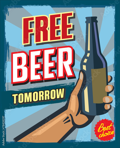 Fotografie free beer tomorrow