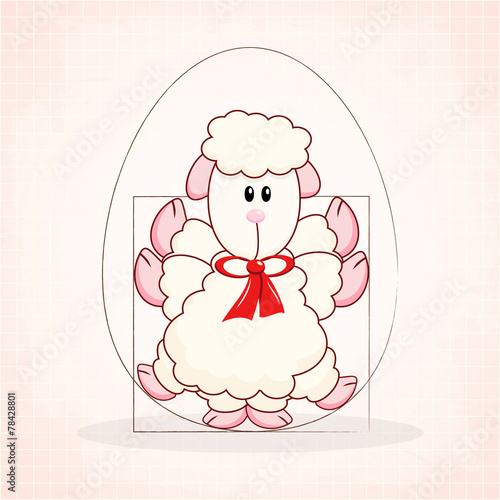 Agnello di Pasqua Vitruviano Leonardo Da Vinci