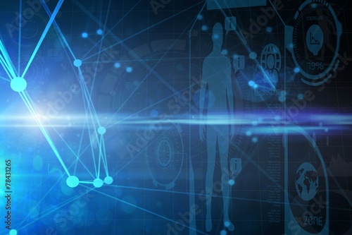 Composite image of fitness interface