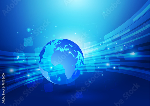 Abstract Technology Background