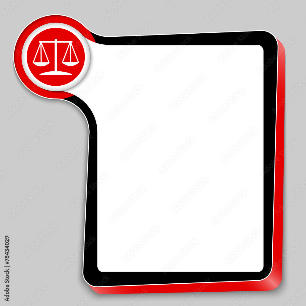 abstract box for any text and law symbol abstract box for any text and law symbol