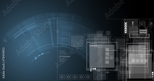 abstract technology background Business & development direction