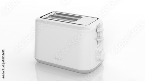 Toaster isolated on white background