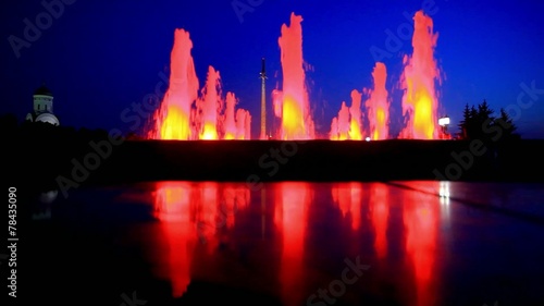Central Museum of Great Patriotic War, Victory Monument at night