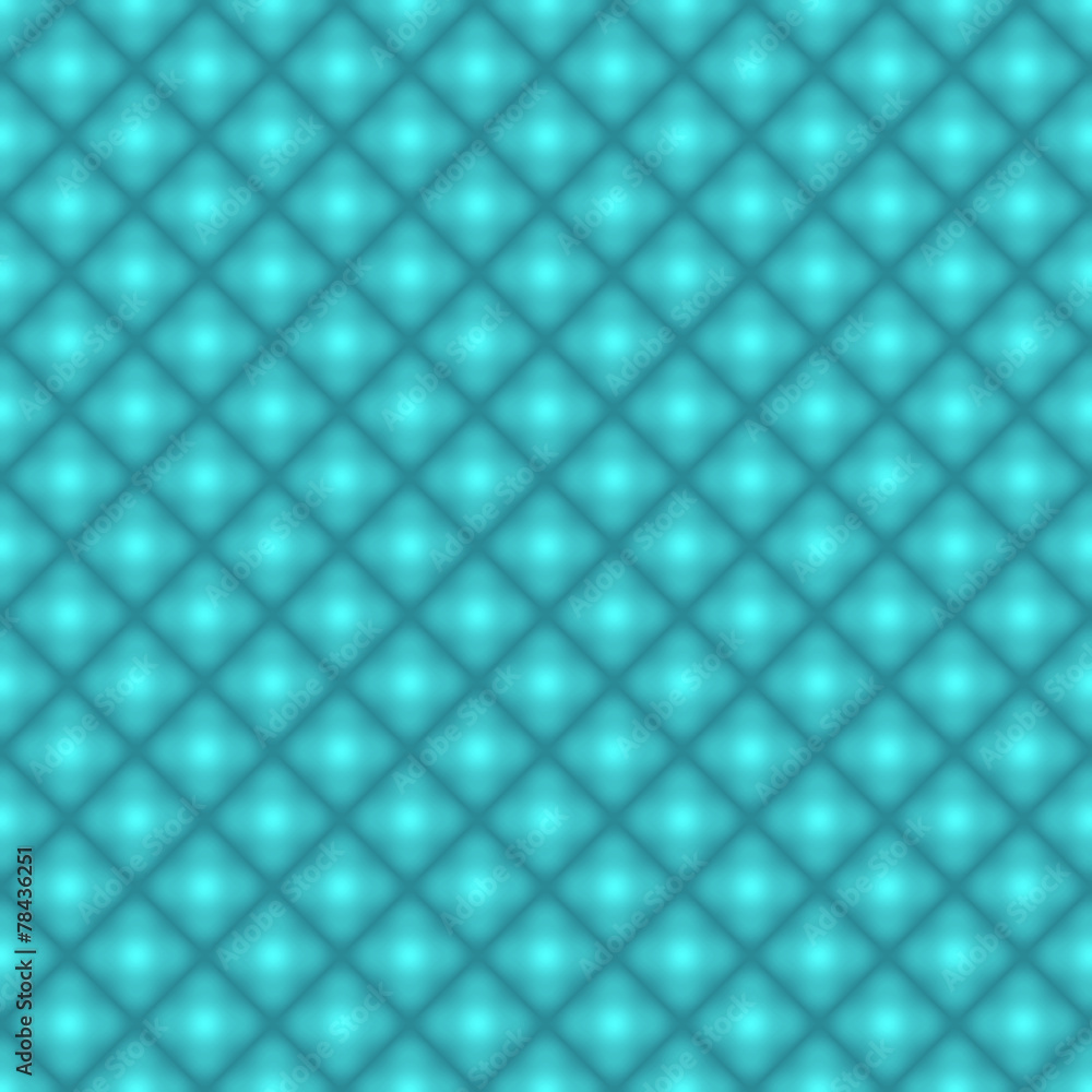 Fototapeta premium Teal Diamond Pattern Repeat Background