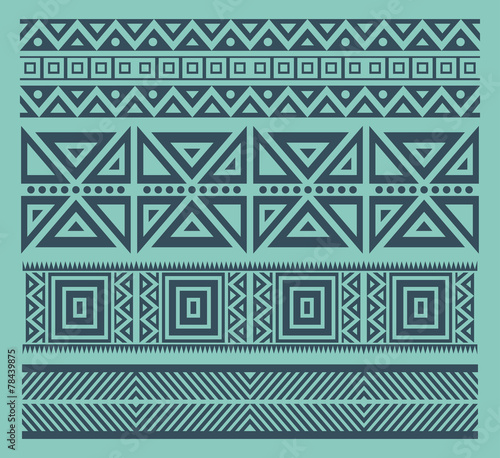 Ethnic Tribal Seamless Pattern photo