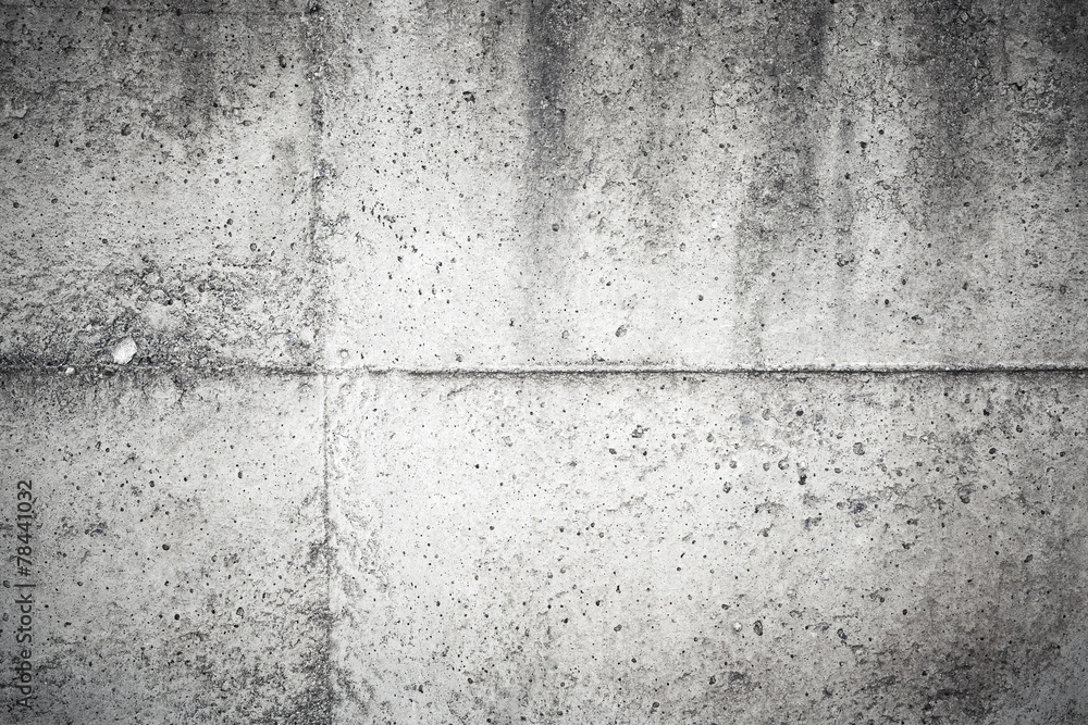 Fototapeta premium Old dark gray concrete wall background texture