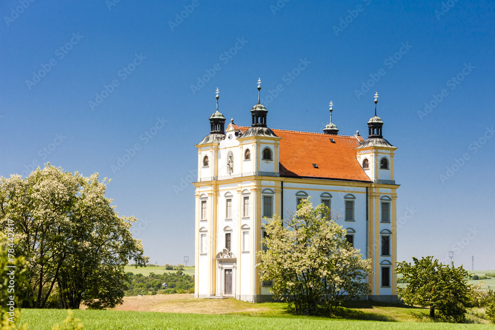 Fototapeta premium pilgrimage chapel of Saint Florian, Moravsky Krumlov, Czech Repu
