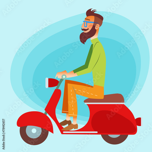 Businessman with a poster and place for text