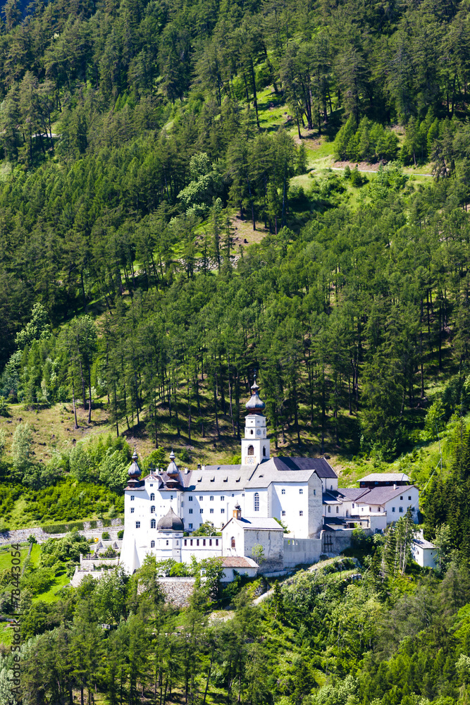 Monte Maria Abbey near Burgusio, Trentino-Alto Adige, Italy