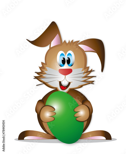 Osterhase mit Ei