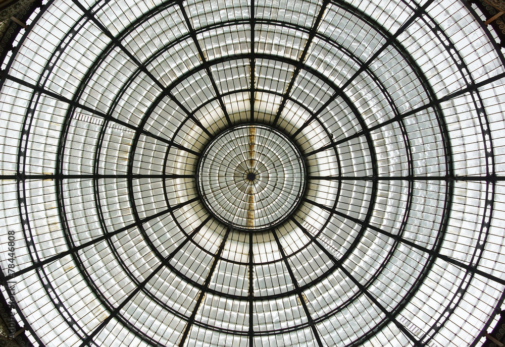 Vittorio Emanuele Gallery  ceiling in Milan