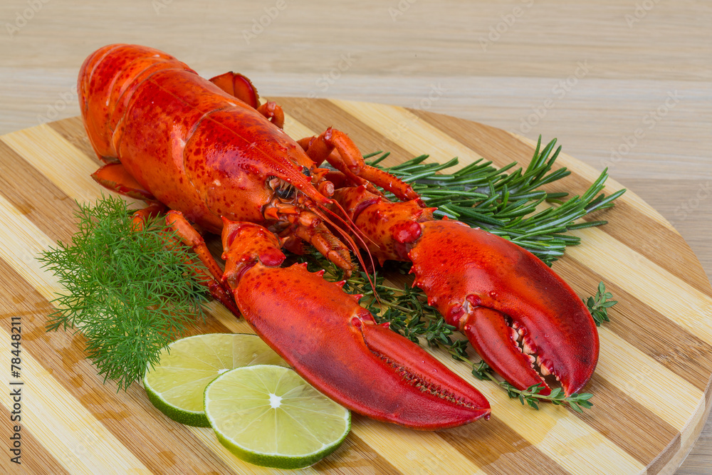 Boiled lobster Boiled lobster