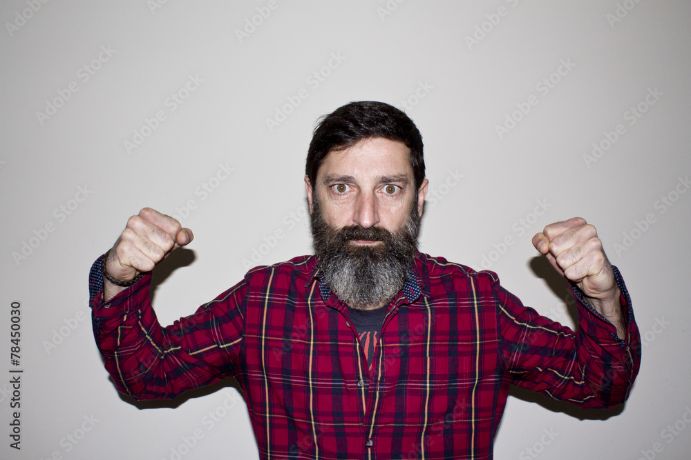 Fototapeta premium hipster isolated