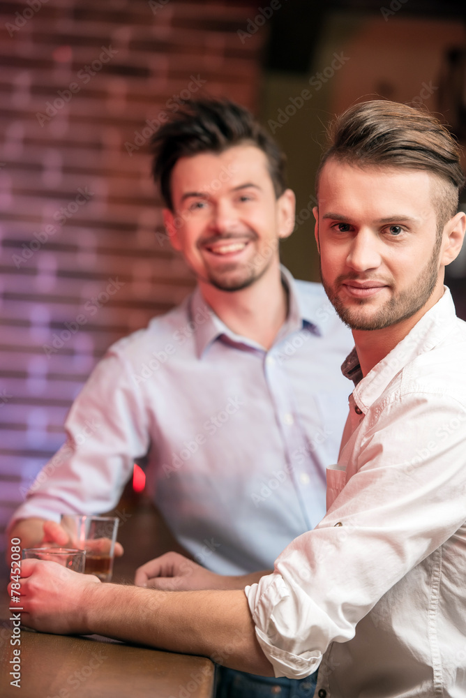 Fototapeta premium Men with whisky
