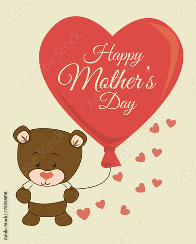 Mother day design, vector illustration.