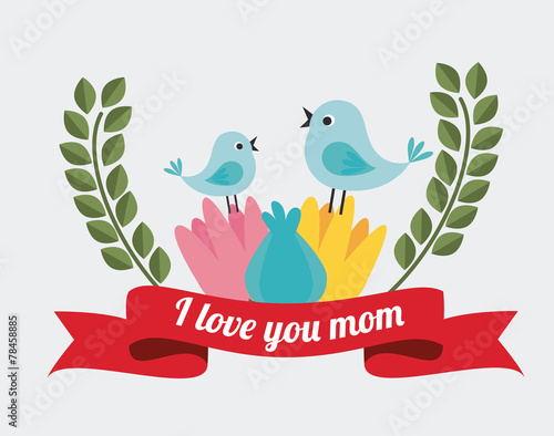 Mother day design, vector illustration.