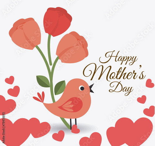Mother day design, vector illustration.