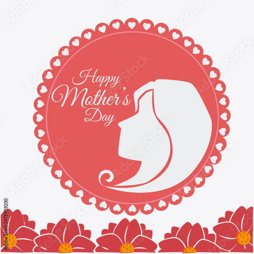 Mother day design, vector illustration.