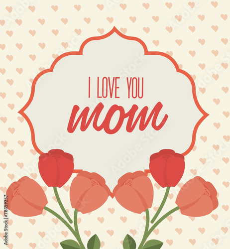 Mother day design, vector illustration.