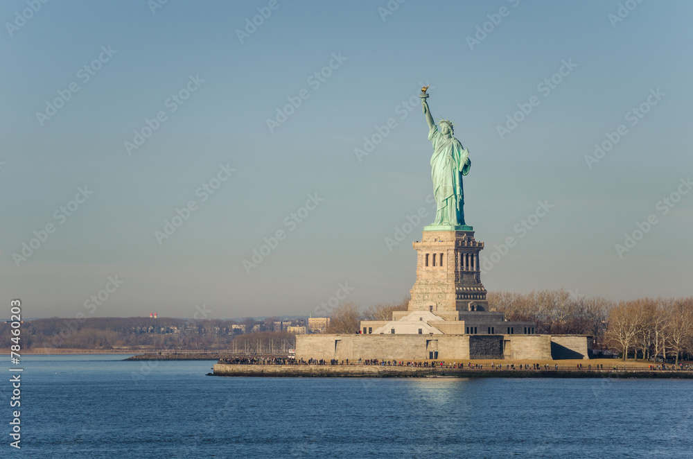 Statue of Liberty on a Winter Morning