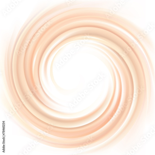 Vector backdrop of swirling creamy texture