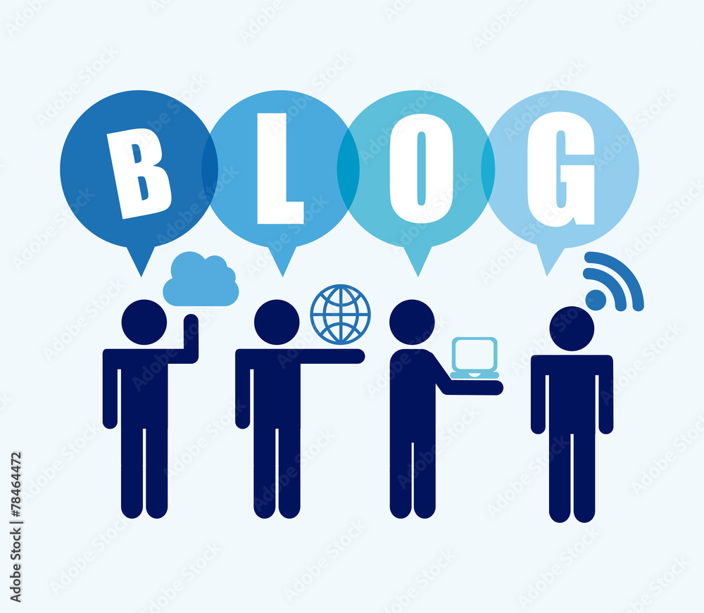 Obraz premium social net working