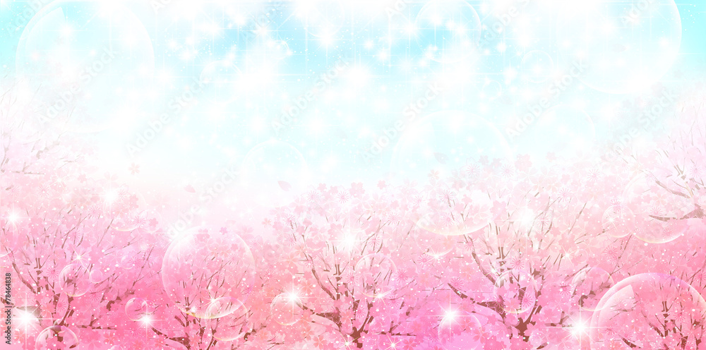 桜　花　背景