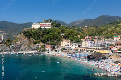 Fototapeta Naklejka Na Ścianę i Meble -  Monterosso al Mare, Cinque Terre, Italy on a summer day