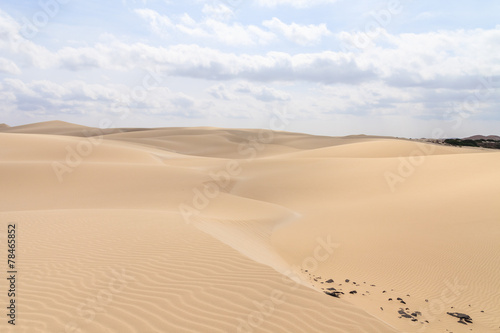 Sand desert in Viana Boavista  Cape Verde