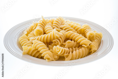 italian pasta called fusilli