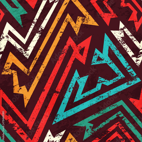 ancient grunge seamless pattern