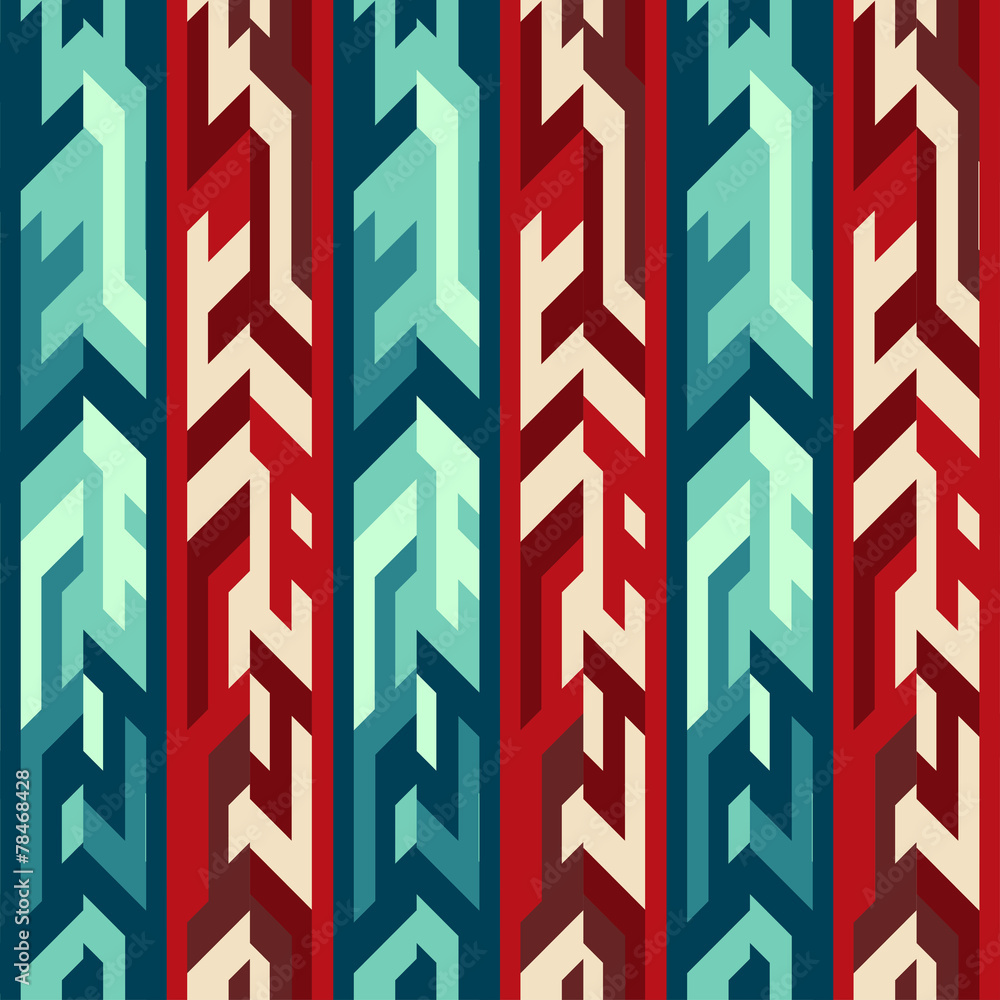 red totem seamless pattern red totem seamless pattern