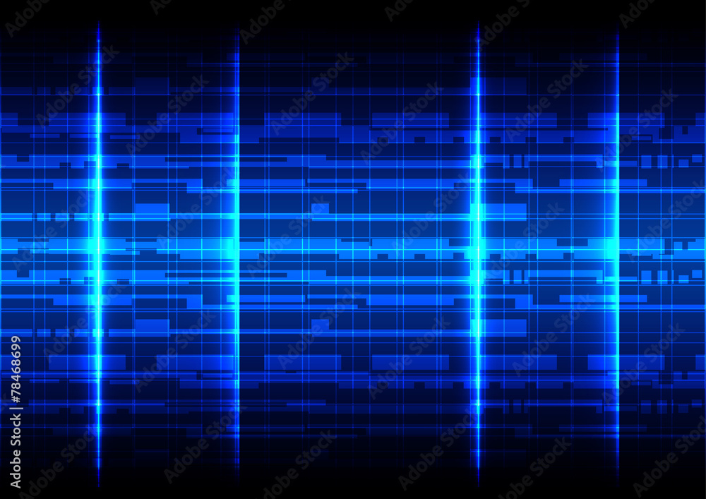 abstract blue light effect and line horizonl technology backgr abstract blue light effect and line horizonl technology backgr