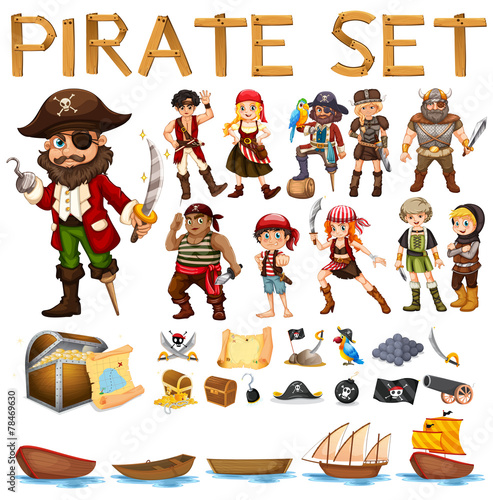 Pirate set photo