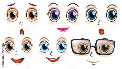 Women faces
