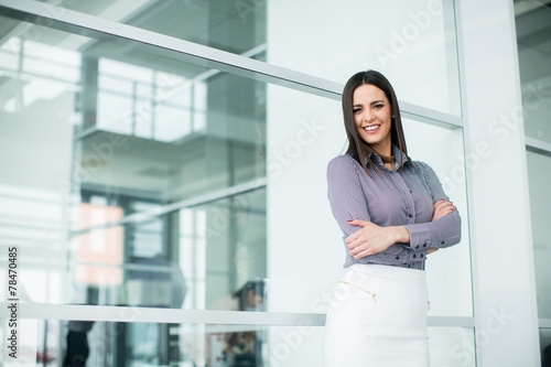 Young woman in the office