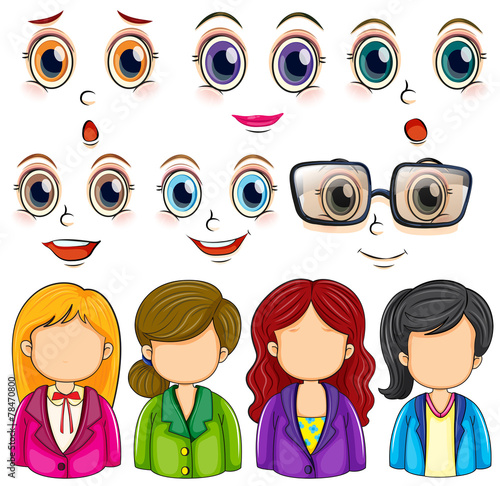 Expressions and faces