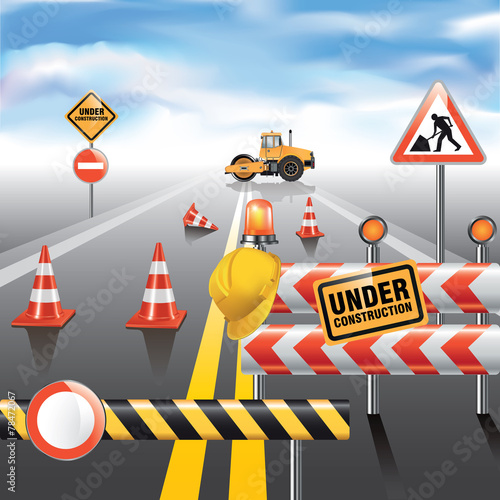 Road under construction