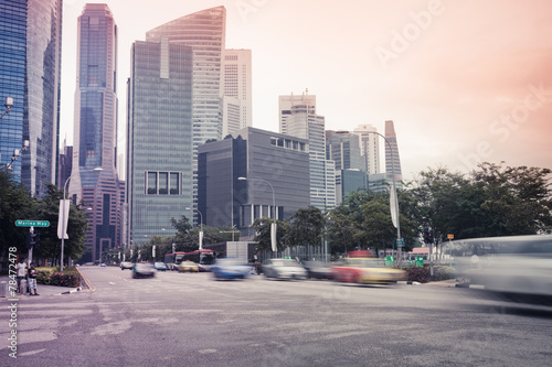 Cityscape of Singapore © petunyia
