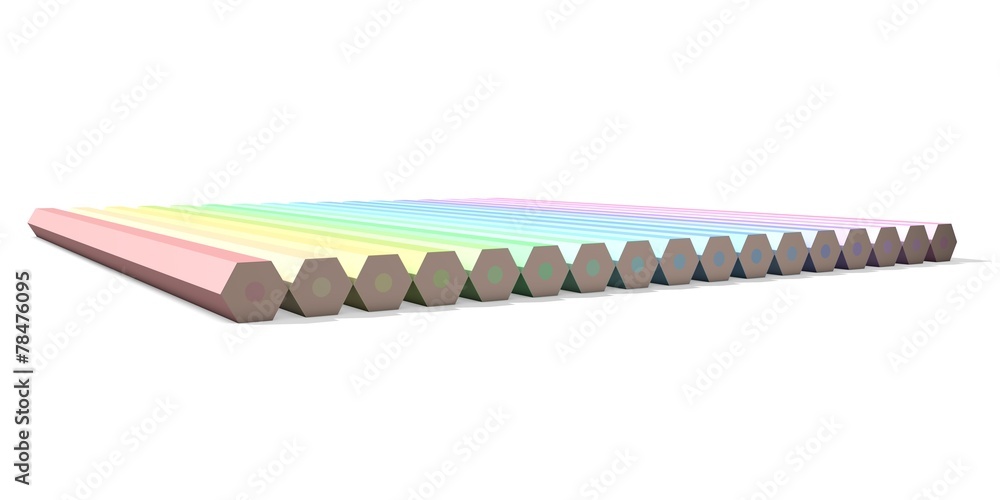 Kleur potloden pastel tinten Kleur potloden pastel tinten