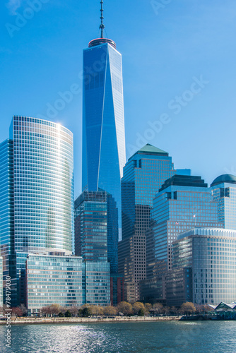 Panorama of downtown Manhattan