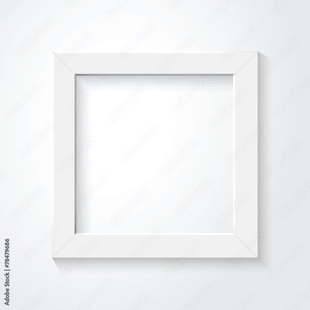 white frame - obrazy, fototapety, plakaty 