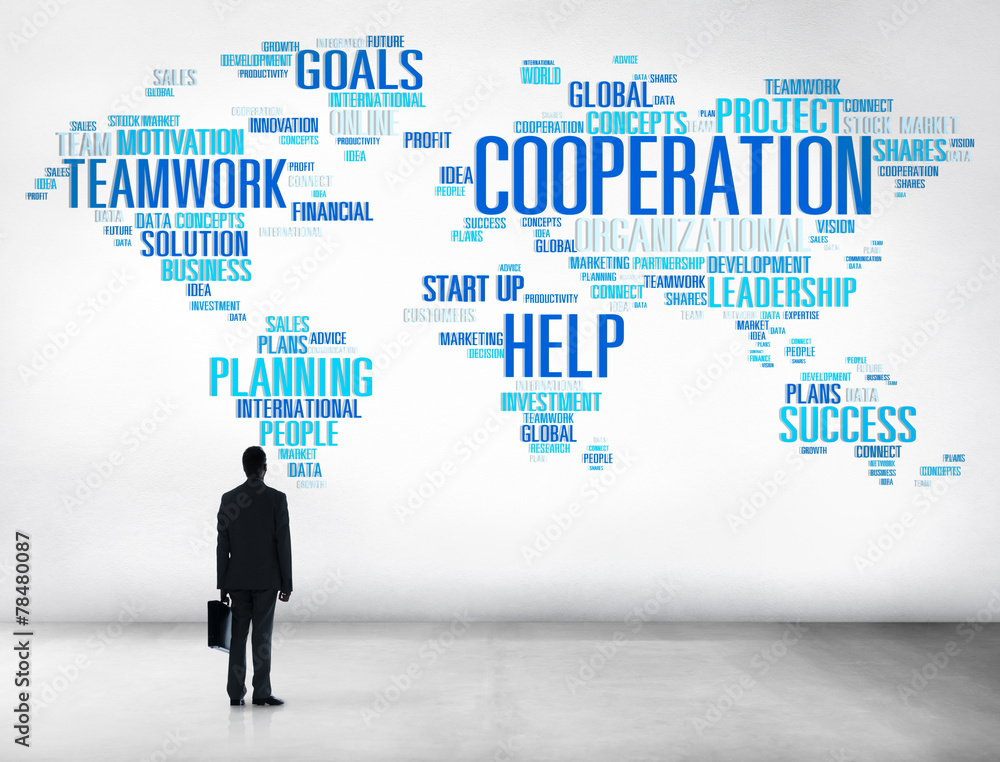 Coorperation Business Coworker Planning Teamwork Concept Coorperation Business Coworker Planning Teamwork Concept