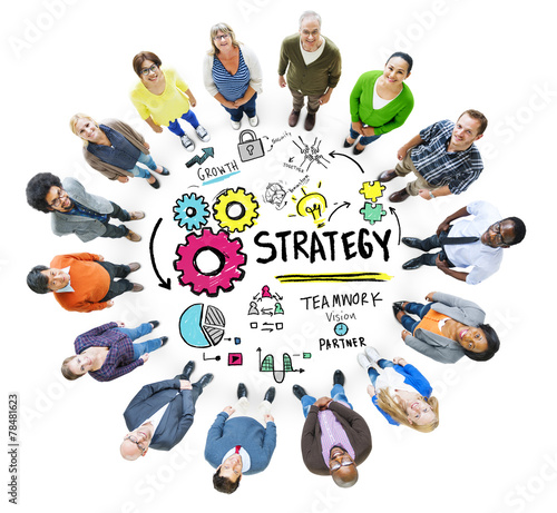 Strategy Solution Tactics Teamwork Growth Vision Concept