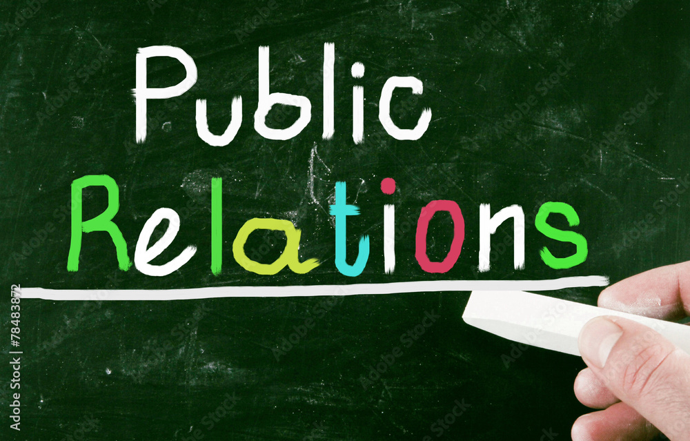 Obraz premium public relations