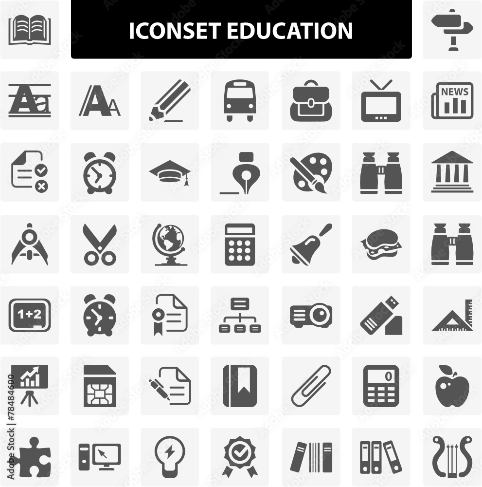 Iconset Education Iconset Education