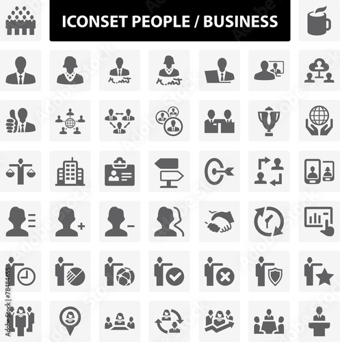 Iconset People Business