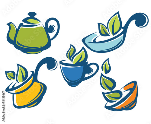 vector collection of cooking equipment and food symbols..